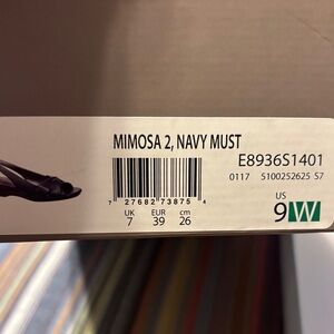 Life Stride Dark Blue Crisscross Sandals